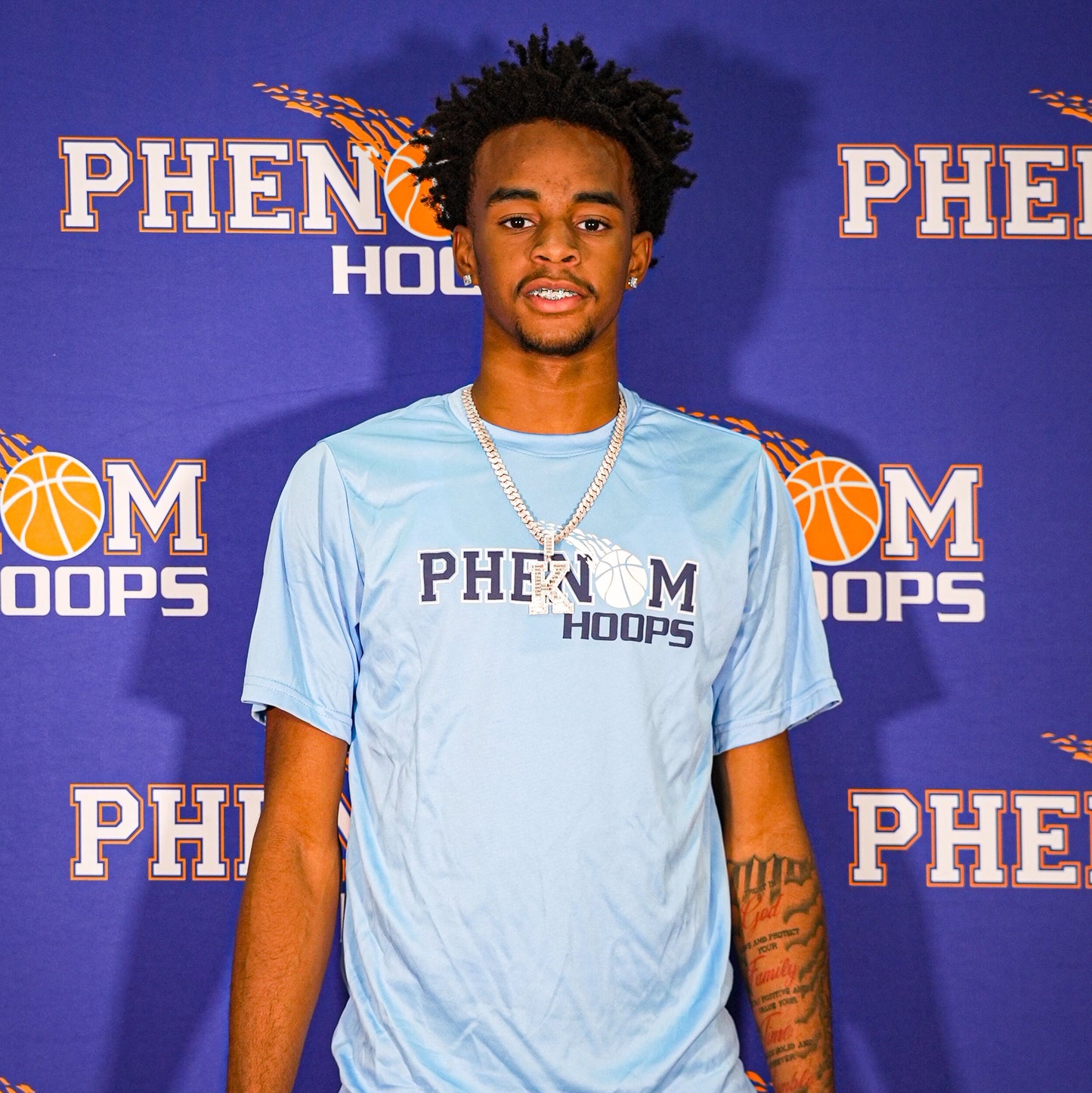 T-Shirt - Phenom Hoops Light Blue